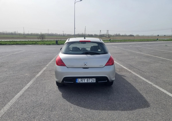 Peugeot 308 cena 14800 przebieg: 244000, rok produkcji 2008 z Warszawa małe 92